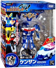 Transformers GO! Swordbots Samurai Team G01 Kenzan Police Car