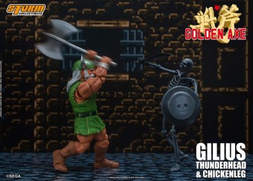 Storm Collectibles Golden Axe Gilius Thunderhead and Chickenleg Figure Set