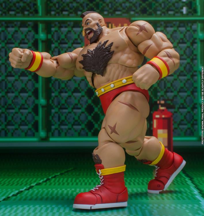 ZANGIEF Street Fighter II Action Figure para Fãs, Storm Toys, Conjunto  completo, 6 '', Em Stock, 1