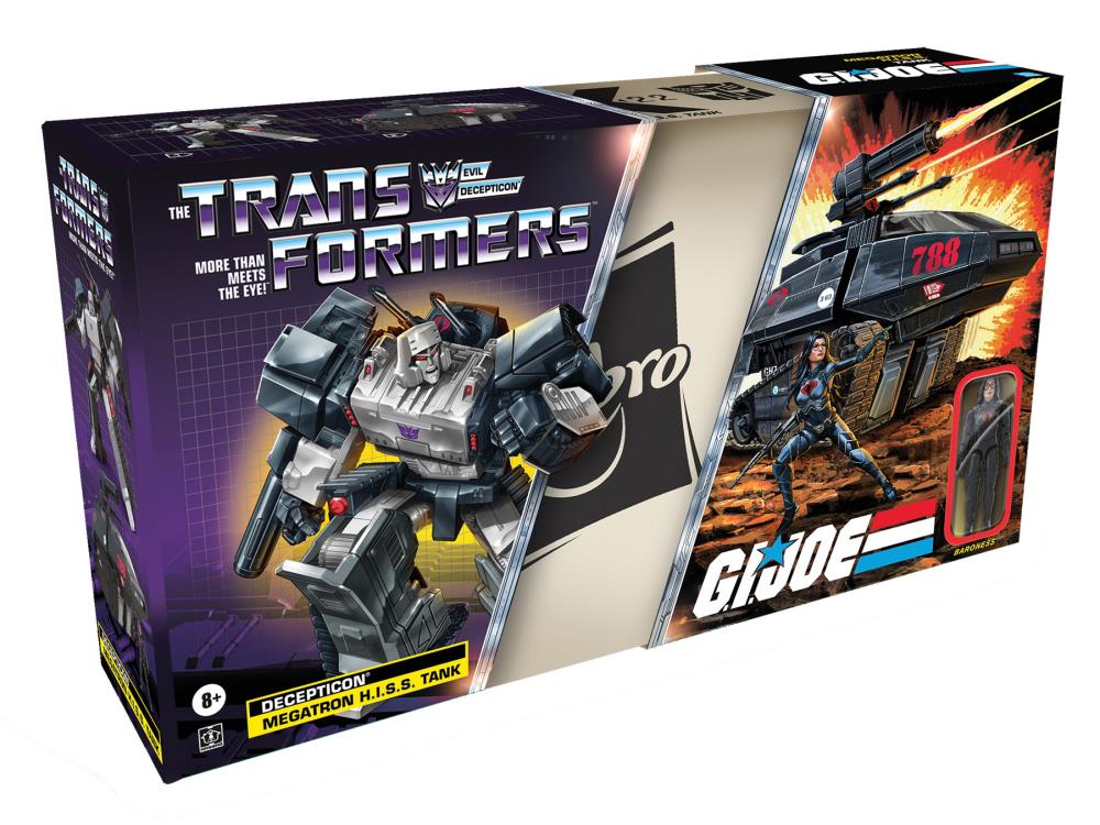 Transformers Callaborative: G.I. Joe Mash-Up Megatron H.I.S.S. Tank and Baroness