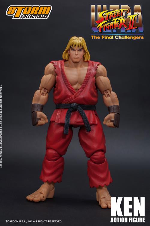 Storm Toys Zangief Street Fighter II 1/12 Action Figure Model Red 7'' Stock