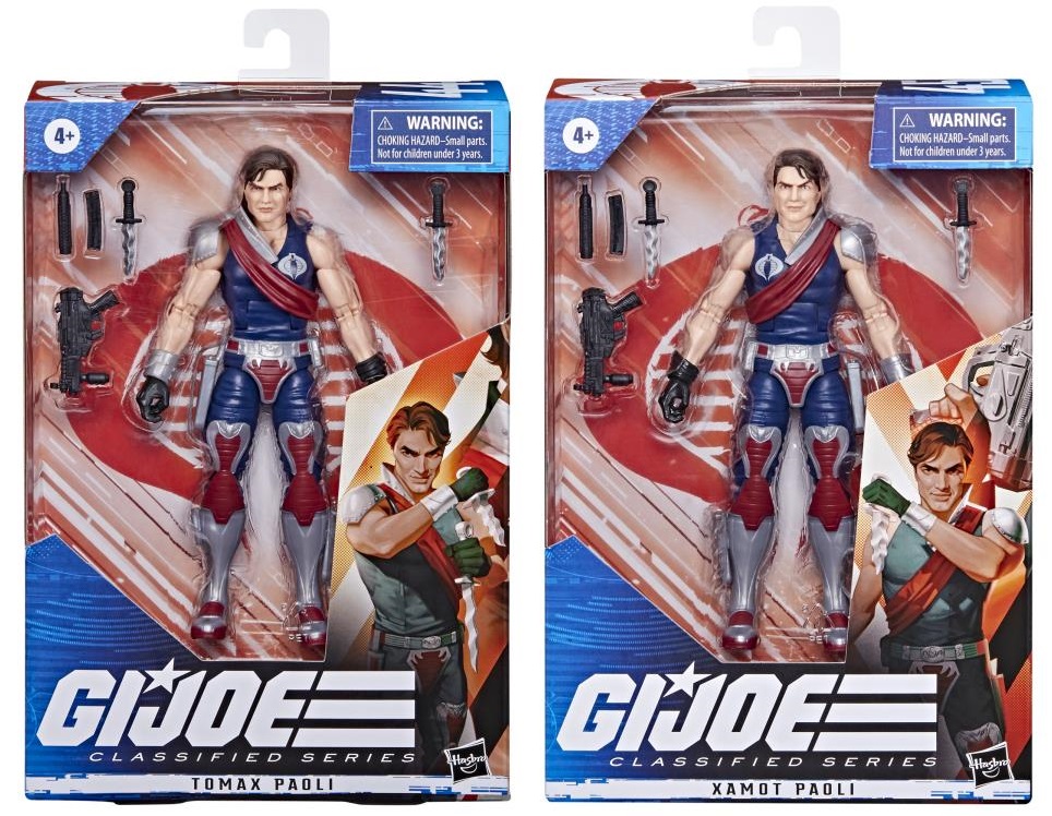 G.I. Joe Classified Series 6 Inch Tomax and Xamot Paoli Set of 2