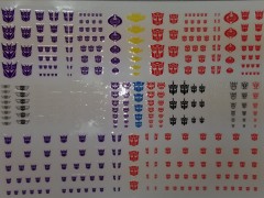 Hasbro Dry Rub Logo Decals- Variety Set