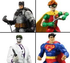 DC Multiverse Batman: The Dark Knight Returns Wave 1 Set of 4 Figures (Batman's Horse BAF)