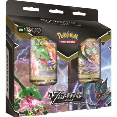 Pokemon TCG: V Battle Deck Rayquaza vs. Noivern Deck Bundle