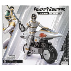 Power Rangers In Space Deluxe Silver Ranger and Silver Cycle