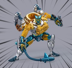 TransArt Toys Beast Wars BWM-03 Metal Leopard Commander (Metallic)