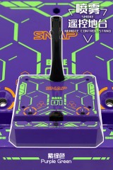 SNAP Toys LED Display Stand Black Stand / Green and Purple Base