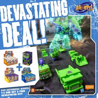 Blokees Transformers Defenders Devastating Bundle W/ Devy Kit