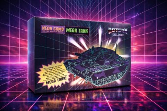 Botcon 2025 Agabyss Exclusive Neon Mega Tank