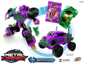 Metal Cardbot Stealth Class Buffalo Crush