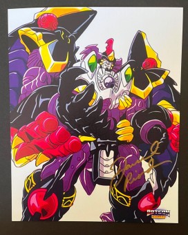 Botcon 2026 Daniel Riordan Autographed Megatron Print