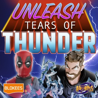 Tears of Thunder Bundle- Blokees Deadpool and Thor