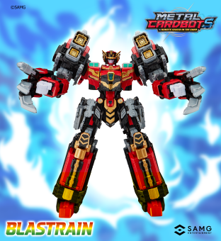 Metal Cardbot S Wave 1 Rail Warrior Blastrain