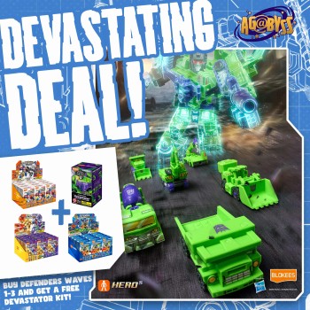 Blokees Transformers Defenders Devastating Bundle W/ Devy Kit
