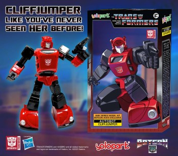 BotCon 2025 Yolopark Exclusive "Lady" Cliffjumper
