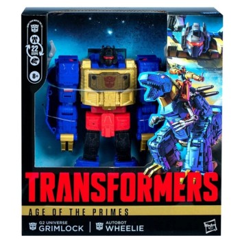 Transformers Age of the Primes Leader G2 Universe Grimlock and Wheelie