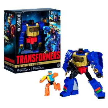 Transformers Age of the Primes Leader G2 Universe Grimlock and Wheelie