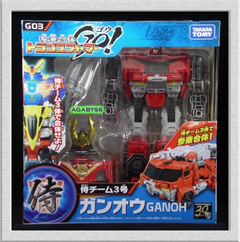 Transformers GO! Samurai Team G01 Kenzan G02 Jinbu G03 Ganoh
