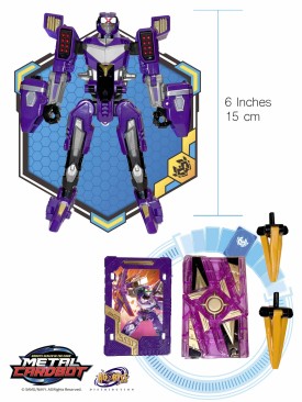 Metal Cardbot Stealth Class Shadow X