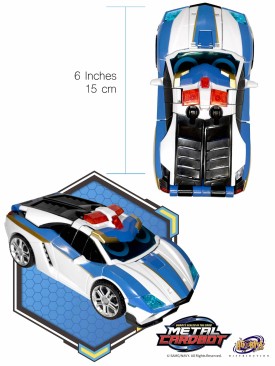 Metal Cardbot Stealth Class Blue Star