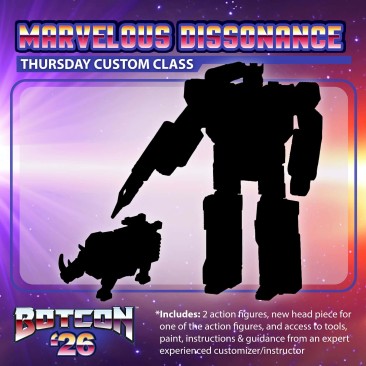 Botcon 2026 Thursday AM Custom Figure Class
