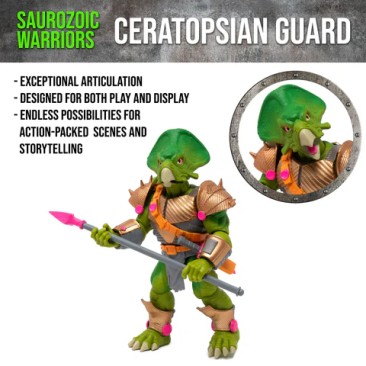 Boss Fight Studio Ceratopsian Guard– Saurozoic Warriors