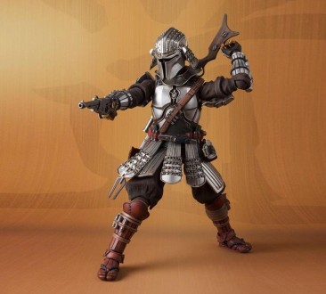 Bandai Spirits The Mandalorian Mei Sho Movie Realization Ronin Mandalorian and Grogu