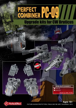 Perfect Effect PC-09 Combiner Wars Bruticus Upgrade Set