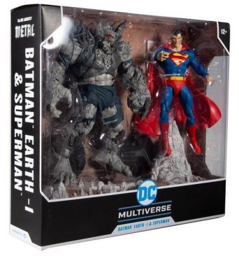 DC Multiverse Dark Nights: Batman Earth 1 (The Devastator) and Superman