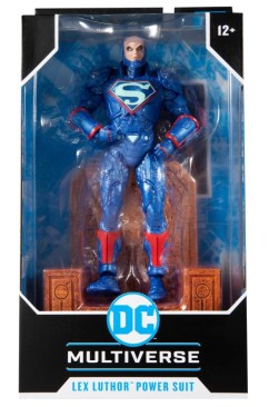 DC Multiverse Justice League: The Darkseid War Lex Luthor Power Suit (Blue)