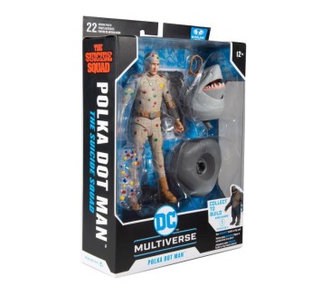 DC Multiverse Suicide Squad Polka Dot Man [King Shark BAF]