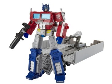 War for Cybertron Earthrise Leader Optimus Prime With Trailer