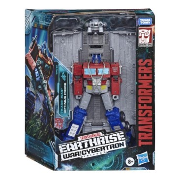 War for Cybertron Earthrise Leader Optimus Prime With Trailer