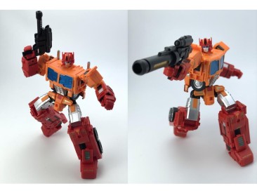 Fans Hobby Master Builder MB-06D Orange Power Baser and MB-11D Orange God Armor Set of 2