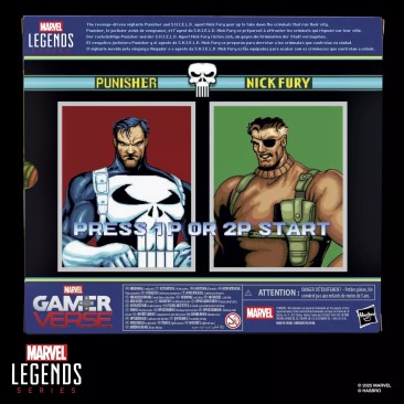 Marvel Legends Series Gamerverse Punisher and Nick Fury