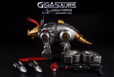 GigaPower Gigasaurs HQ-02R Chrome Grassor [2021Reissue]