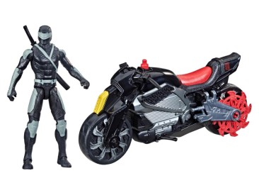 Snake Eyes: G.I. Joe Origins Core Vehicles Snake Eyes with Stealth Cycle