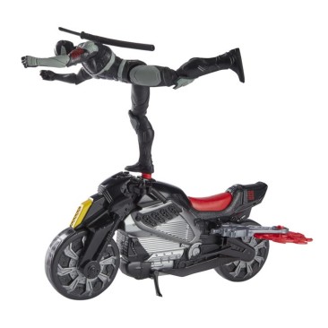 Snake Eyes: G.I. Joe Origins Core Vehicles Snake Eyes with Stealth Cycle