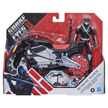 Snake Eyes: G.I. Joe Origins Core Vehicles Snake Eyes with Stealth Cycle