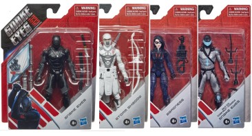 Snake Eyes: G.I. Joe Origins Core 6 Inch Figures Wave 1 Set of 4