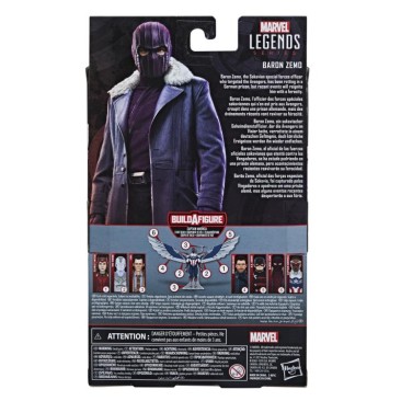 Marvel Legends The Falcon and the Winter Soldier Baron Zemo [Captain America Flight Gear BAF]