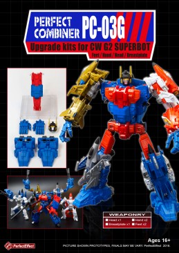 Perfect Effect PC-03G Combiner Upgrade Set for G2 Superion