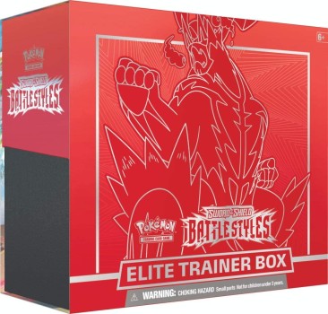 Pokemon TCG: Sword & Shield - Battle Styles - Elite Trainer Box [RED and BLUE Combo]