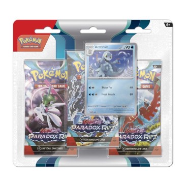 Pokémon TCG: Scarlet & Violet-Paradox Rift Blister 3 Pack Cetitan or Arctibax