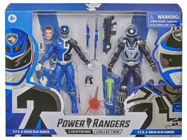 Power Rangers Lightning Collection S.P.D. B-Squad VS A-Squad Blue Ranger Two-Pack
