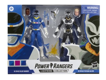 Power Rangers in Space Lightning Collection Blue Ranger Vs. Silver Psycho Battle Pack