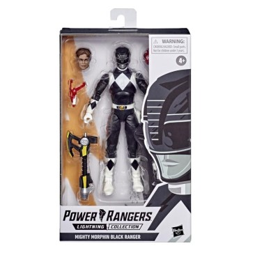 Power Rangers Mighty Morphin Lightning Collection Black Ranger