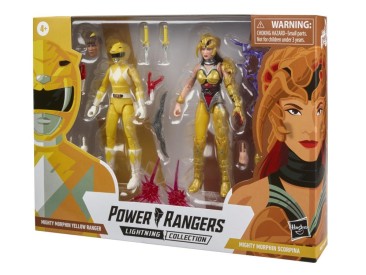Mighty Morphin Power Rangers Lightning Collection Yellow Ranger Vs. Scorpina Battle Pack