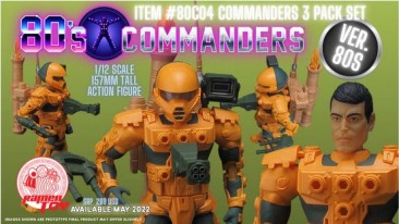 Ramen Toy 80's Commanders 3 Pack Set